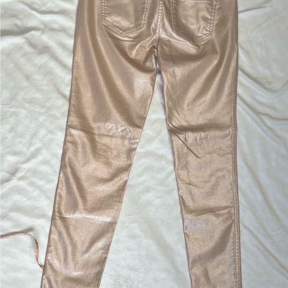 2 Faced Reversible Skinny Jeans Junior Pink Shimmer size 5 NWT - Picture 9 of 16